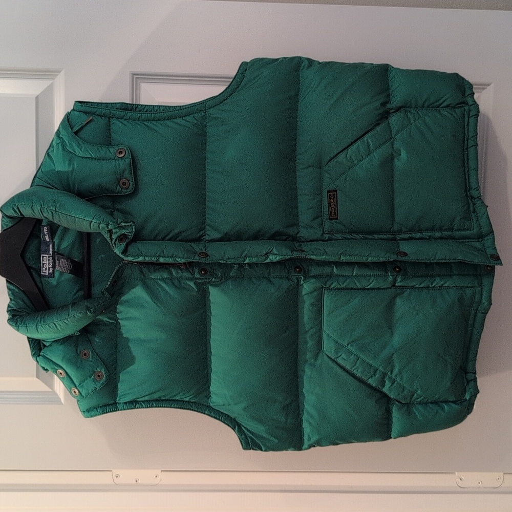 Polo Green Puffer Vest